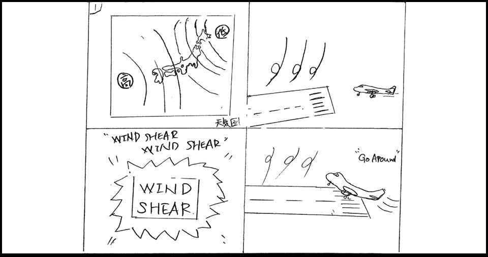 Aviation scene illustration